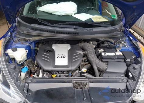 2013 Hyundai Veloster Turbo W/Black z USA, uszkodzony, nr VIN KMHTC6AE2DU106462